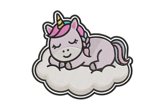 Download Baby Unicorn Embroidery Design - Design Collection