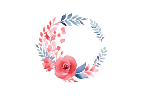 Download Watercolor Florals for Logo Card Design - Design Collection