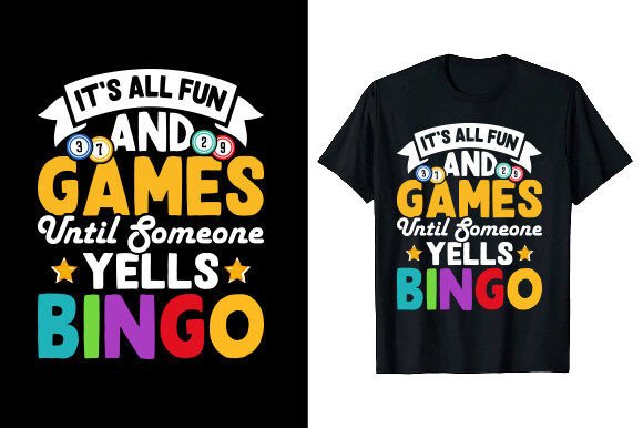 Download Casino Vintage Bingo T-shirt Design - Design Collection