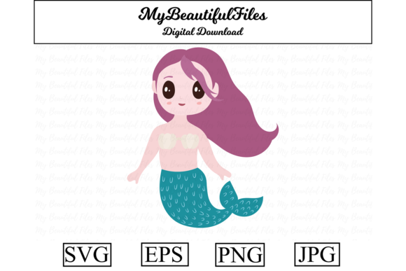 Download Mermaid Clipart Design - Design Collection