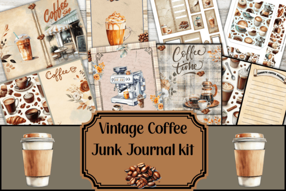 Download Coffee Junk Journal Kit, - Premium Resources