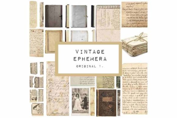 Download Original Vintage Ephemera for Journaling - Premium Resources