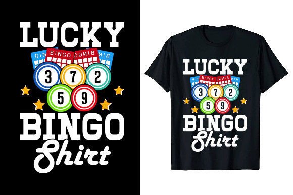 Download Casino Vintage Bingo T-shirt Design - Design Collection