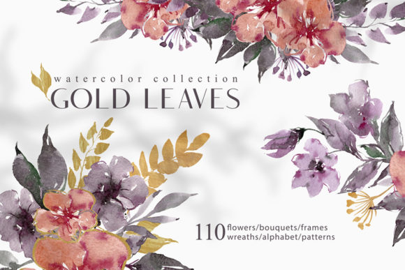 Download Watercolor Floral Illustrations- 110 Png - Illustration Collection
