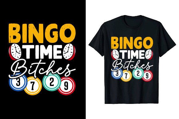 Download Casino Vintage Bingo T-shirt Design - Design Collection