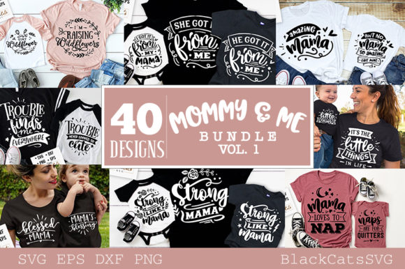 Download Mommy and Me Bundle 40 Designs Vol 1 - Design Collection